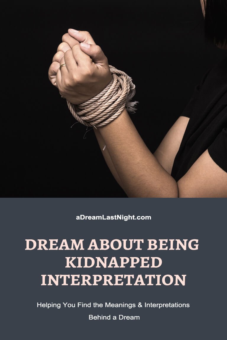 dream about being kidnapped